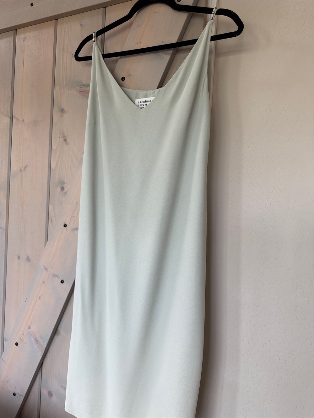 Maison Martin Margiela Light Sage Slip Dress - Picture 6 of 16